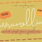 Carramellia Handwritten Font