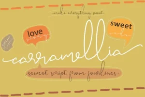 Carramellia Handwritten Font