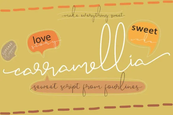 Carramellia Handwritten Font