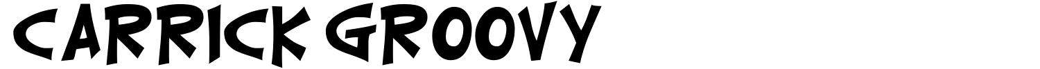 Carrick Groovy Font