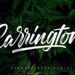 Carrington Script Font › Fontesk