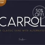 Carrol Sans Serif Font