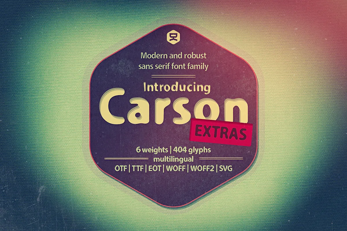 Carson Extras Typeface