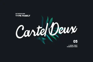 Cartel Deux Script Font Family