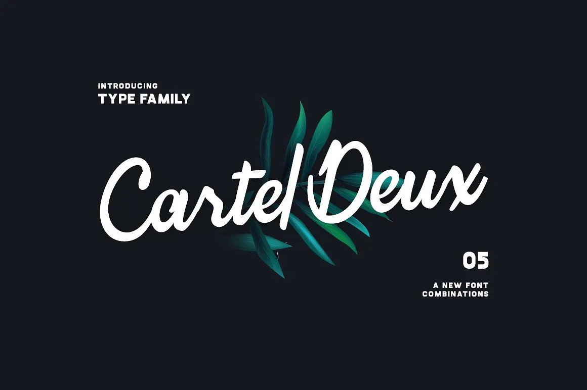 Cartel Deux Script Font Family