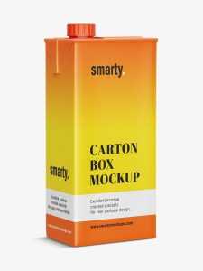 Carton box mockup