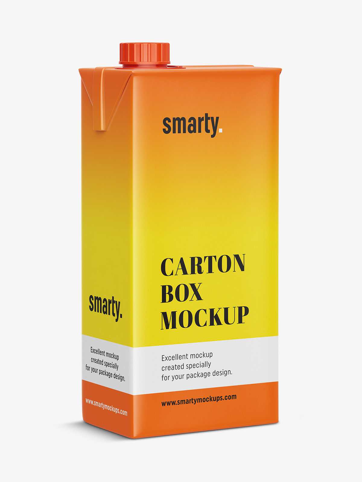 Carton box mockup