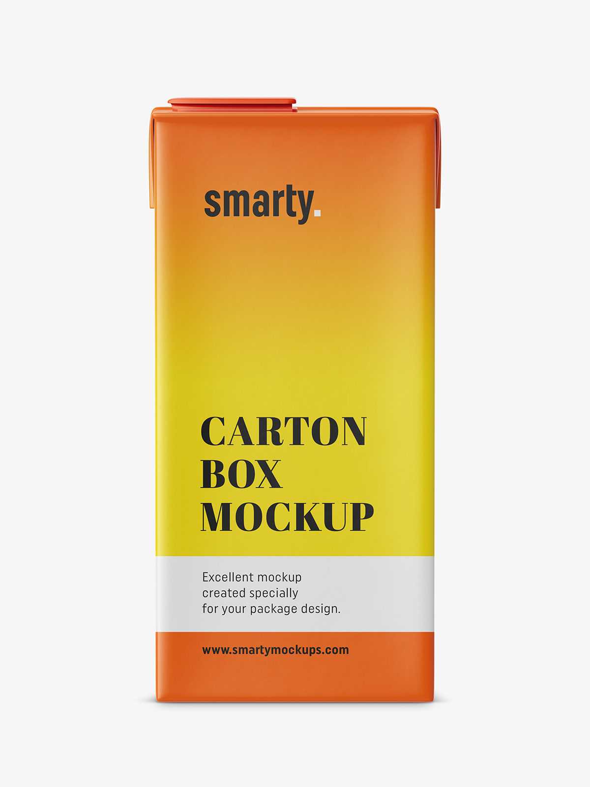Carton box mockup