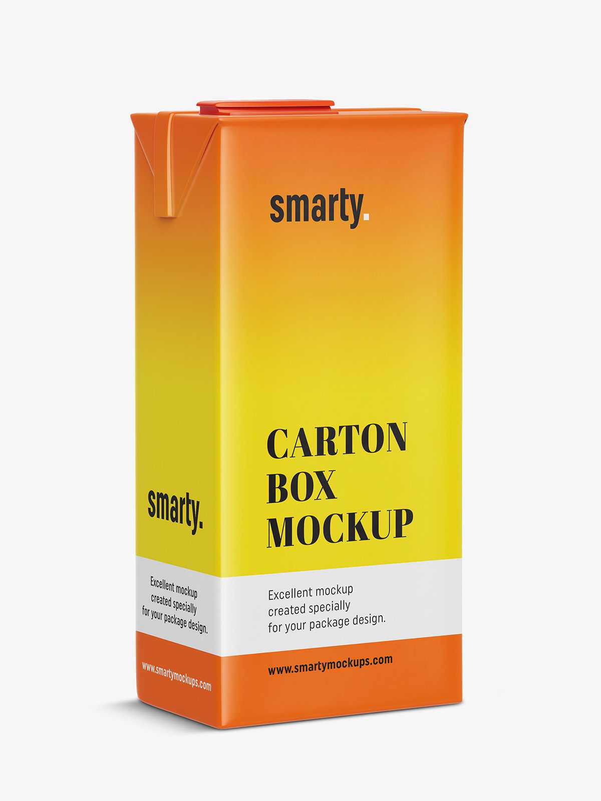 Carton box mockup
