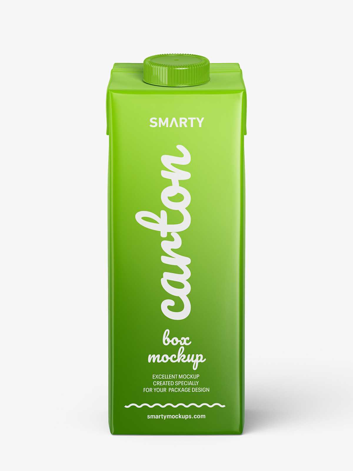 Carton juice mockup / front