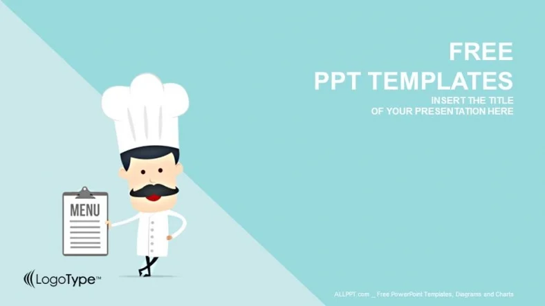 Cartoon Chef-Food PowerPoint Templates