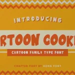 Cartoon Cookies Display Font - Fonte Grátis Cartoon Cookies Display Font