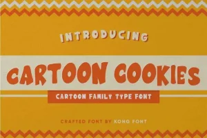Cartoon Cookies Display Font