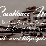 Casablanca Noir Font