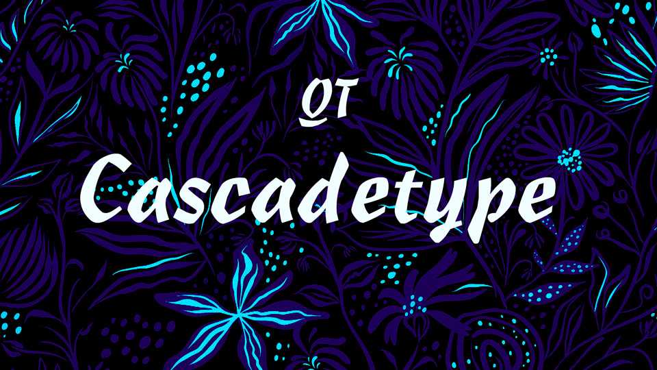 Cascadetype Font › Fontesk