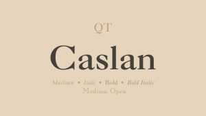 Caslan Font Family › Fontesk