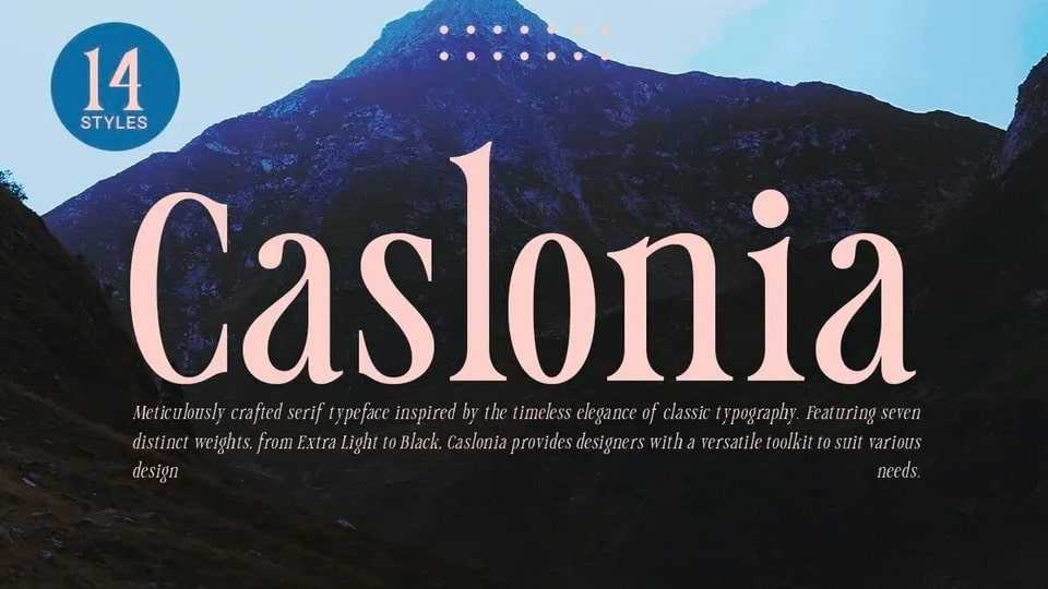 Caslonia Font › Fontesk