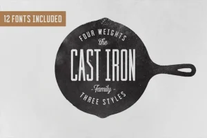 Cast Iron Display Font