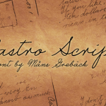 Castro Script font