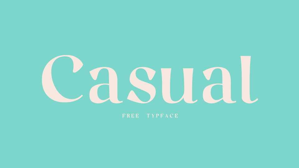 Casual Font › Fontesk