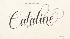 Cataline Script Font › Fontesk