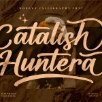 Catalish Huntera Font - Fonte Grátis Catalish Huntera Font