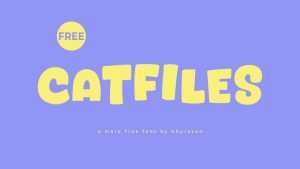 Catfiles Font › Fontesk