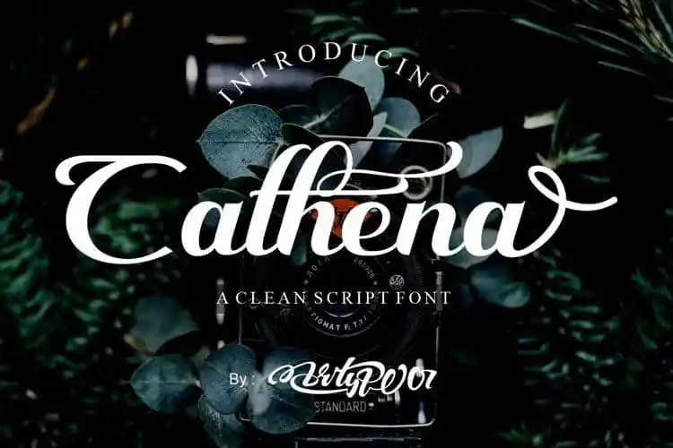 Cathena Script Font