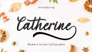 Catherine Script Font › Fontesk