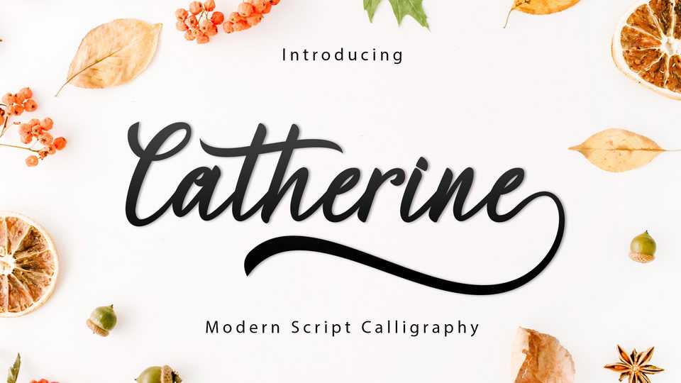 Catherine Script Font › Fontesk