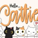 Cattie - Cute Script Font