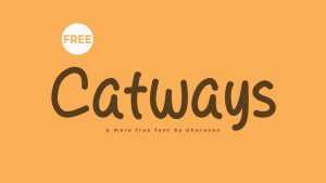 Catways Font › Fontesk
