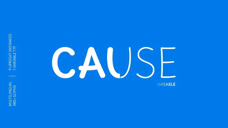 Cause Font Family › Fontesk