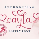 Cayla Calligraphy Font - Fonte Grátis Cayla Calligraphy Font