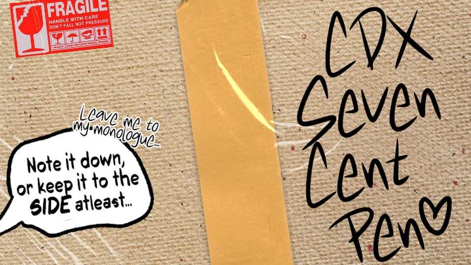 CDX Seven Cent Pen Font › Fontesk