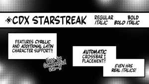 CDX Starstreak Font › Fontesk