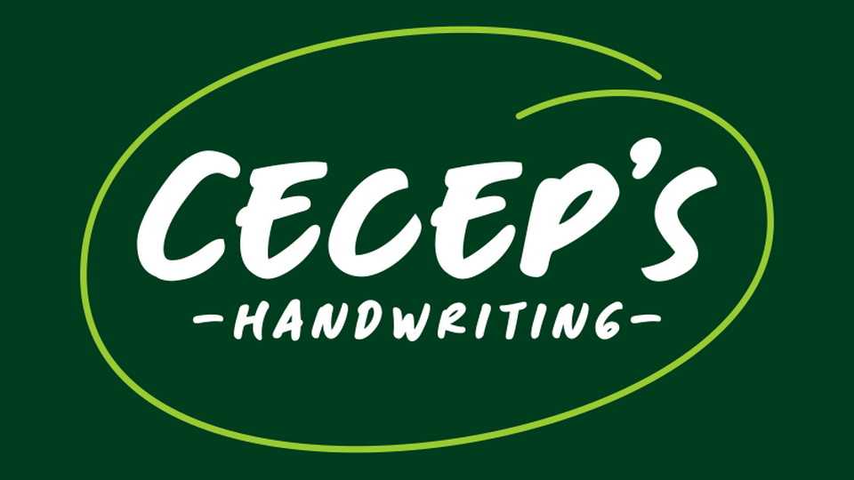 Cecep’s Handwriting Font › Fontesk