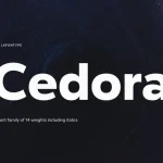 Cedora Sans Serif Font Family