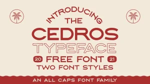 Cedros Font