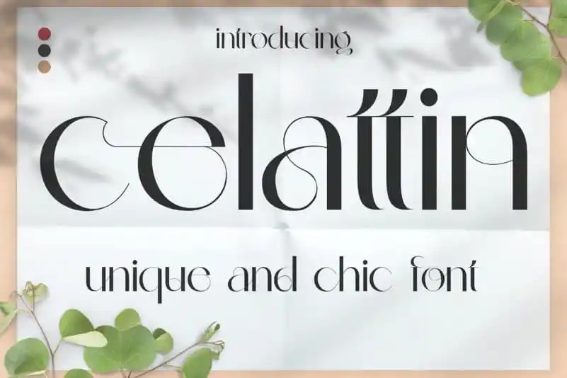 Celattin - Unique Ligature Font