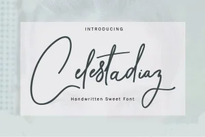 Celesta diaz Script Font