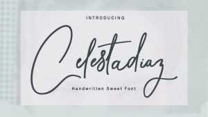 Celesta Diaz Script Font › Fontesk