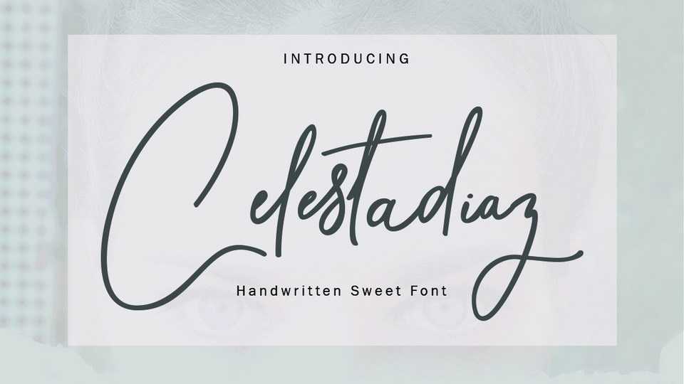 Celesta Diaz Script Font › Fontesk