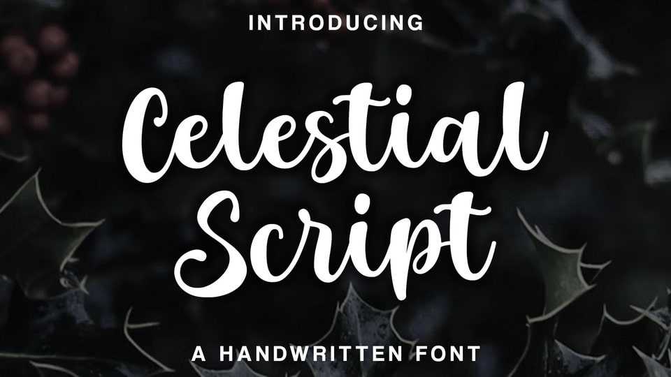 Celestial Script Font › Fontesk