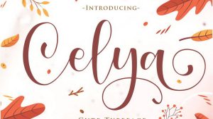 Celya Script Font › Fontesk