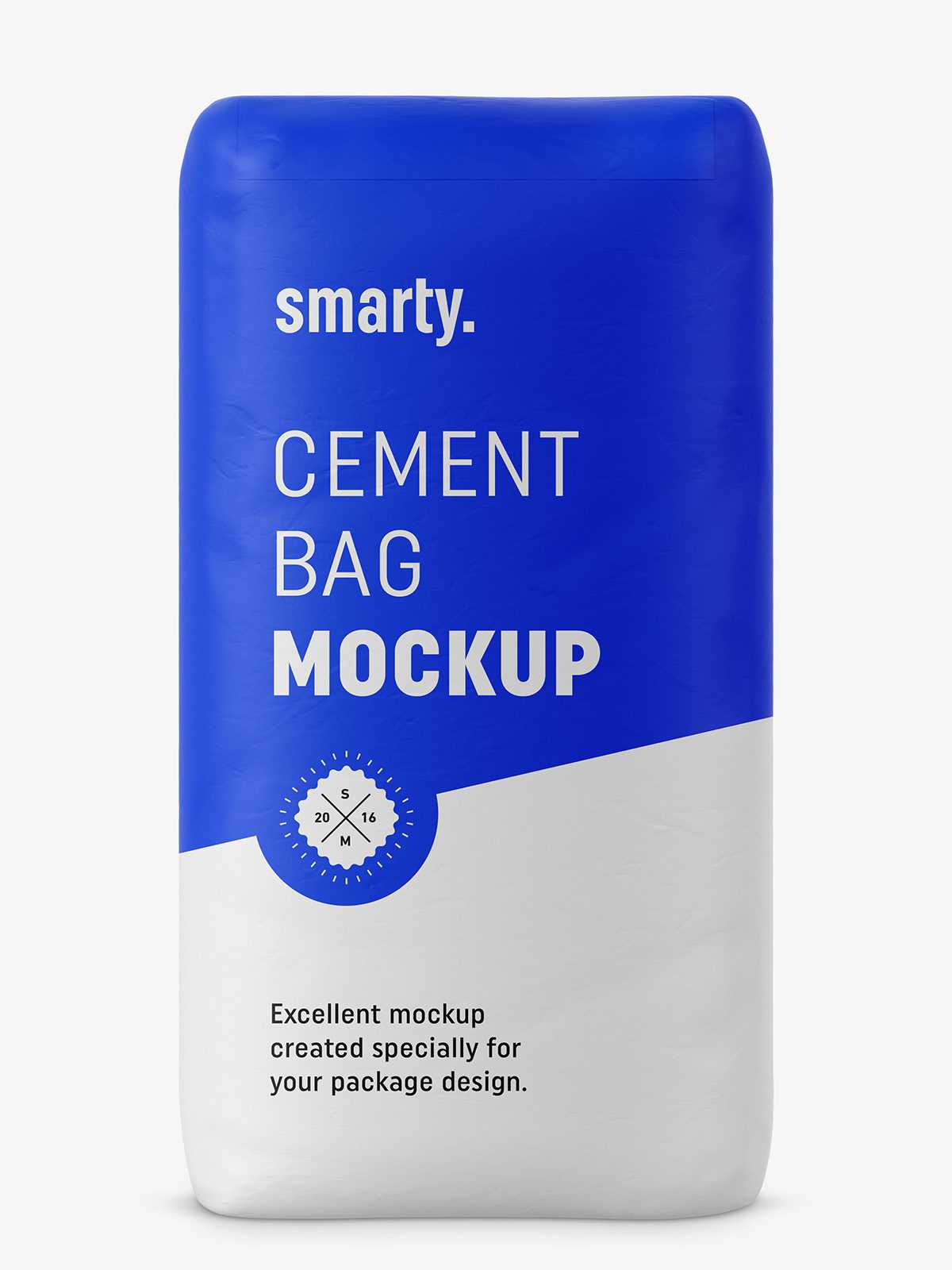 Cement bag mockup
