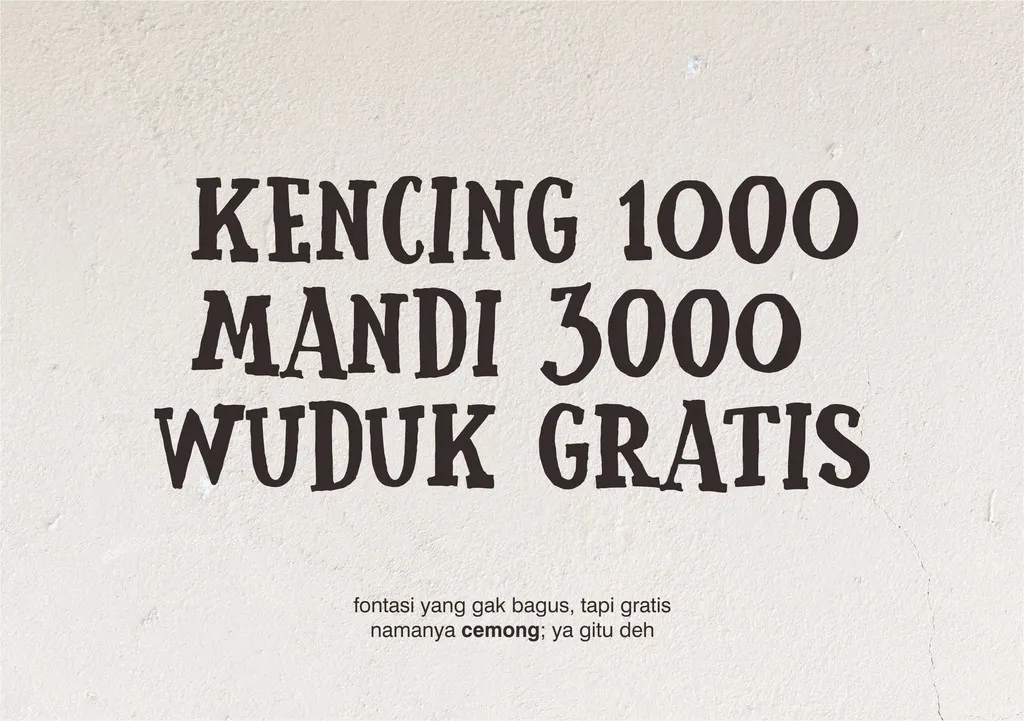 Cemong Font