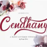 Cendhany Calligraphy Font
