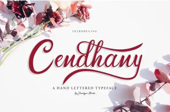 Cendhany Calligraphy Font