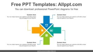 Center Focus Arrows PowerPoint Diagram